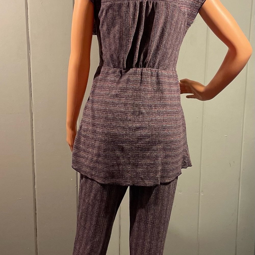 Striped Knit shirt and pants set